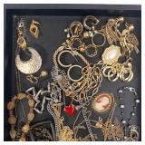 Assorted Costume Jewelry Lot - Cameos, Chains, Beads and Pendants