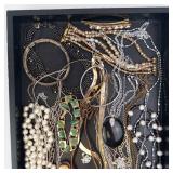 Assorted Costume Jewelry Lot - Pearls, Beads, Chains & Charms