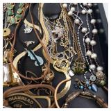 Assorted Costume Jewelry Lot - Pearls, Beads, Chains & Charms