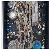 Assorted Costume Jewelry - Necklaces, Bracelets, Earrings & Watches
