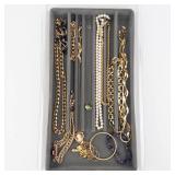 Assorted Gold-Tone Fashion Jewelry - Necklaces, Bracelets & Charms