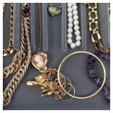 Assorted Gold-Tone Fashion Jewelry - Necklaces, Bracelets & Charms