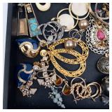 Assorted Costume Jewelry - Earrings, Necklaces, Bracelets & Rings