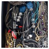 Assorted Costume Jewelry Necklaces & Bracelets Tray