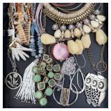 Assorted Costume Jewelry Necklaces, Bracelets & Charms