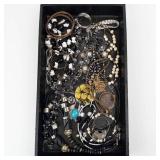 Assorted Costume Jewelry Lot - Necklaces, Bracelets & Rings