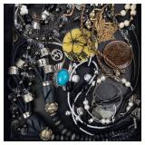 Assorted Costume Jewelry Lot - Necklaces, Bracelets & Rings