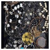 Assorted Costume Jewelry Lot - Necklaces, Bracelets & Rings