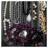 Assorted Pearl & Bead Jewelry Lot - Necklaces & Bracelets & Pendant
