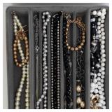 Assorted Pearl & Bead Jewelry Lot - Necklaces & Bracelets & Pendant