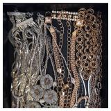 Assorted Costume Jewelry Necklaces & Bracelets - Mixed Metal Chains & Beads