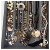 Assorted Costume Jewelry Necklaces, Bracelets & Pearl Strands - Mixed Lot