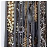 Assorted Costume Jewelry Necklaces, Bracelets & Pearl Strands - Mixed Lot