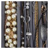 Assorted Costume Jewelry Necklaces, Bracelets & Pearl Strands - Mixed Lot