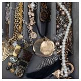 Assorted Costume Jewelry Necklaces, Bracelets & Pearl Strands - Mixed Lot