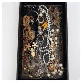 Assorted Costume Jewelry - Necklaces, Beads & Earrings