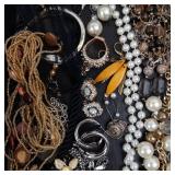Assorted Costume Jewelry - Necklaces, Beads & Earrings