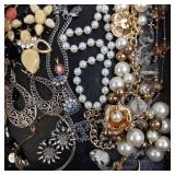 Assorted Costume Jewelry - Necklaces, Beads & Earrings