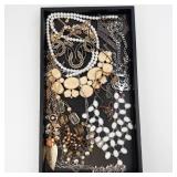 Assorted Costume Jewelry Necklaces, Bracelets & Brooches