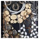 Assorted Costume Jewelry Necklaces, Bracelets & Brooches
