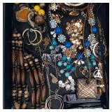 Assorted Costume Jewelry - Necklaces, Bracelets, Beads & Charms
