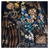 Assorted Costume Jewelry - Necklaces, Bracelets, Beads & Charms