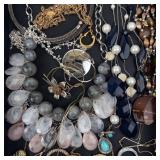 Assorted Costume Jewelry Necklaces, Bracelets & Earrings - Mixed Lot