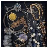 Assorted Costume Jewelry Necklaces, Bracelets & Earrings - Mixed Lot