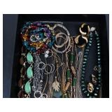 Assorted Costume Jewelry - Necklaces, Bracelets, Earrings & Rings