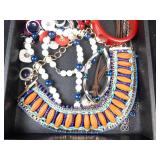 Assorted Costume Jewelry Lot - Necklaces, Bracelets, Earrings & Pendants
