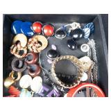 Assorted Costume Jewelry Lot - Necklaces, Bracelets, Earrings & Pendants