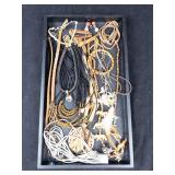 Assorted Boho Jewelry Necklaces - Beaded Strands, Leather Cords & Feather Charms