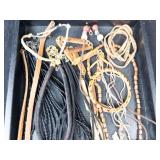 Assorted Boho Jewelry Necklaces - Beaded Strands, Leather Cords & Feather Charms