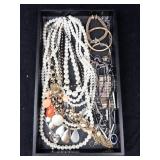 Assorted Pearl and Bead Jewelry Lot - Necklaces, Bracelets, Charms