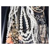 Assorted Pearl and Bead Jewelry Lot - Necklaces, Bracelets, Charms