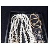 Assorted Pearl and Bead Jewelry Lot - Necklaces, Bracelets, Charms