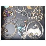 Assorted Costume Jewelry - Necklaces, Earrings, Bracelets & Rings