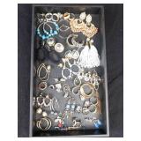 Assorted Costume Jewelry Lot - Earrings, Necklaces, Bracelets & Rings