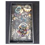 Assorted Costume Jewelry Collection - Bracelets, Necklaces, Earrings & Charms