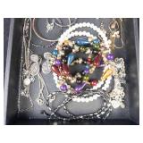 Assorted Costume Jewelry Collection - Bracelets, Necklaces, Earrings & Charms