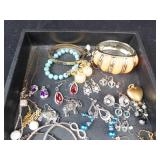 Assorted Costume Jewelry Collection - Bracelets, Necklaces, Earrings & Charms