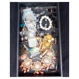 Assorted Costume Jewelry - Beaded Bracelets, Necklaces & Pendants