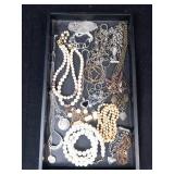 Assorted Jewelry Lot - Bead Necklaces, Gold & Silver Chains, Pendants