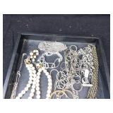 Assorted Jewelry Lot - Bead Necklaces, Gold & Silver Chains, Pendants