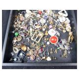 Assorted Costume Jewelry - Earrings, Rings, Pendants & Brooches