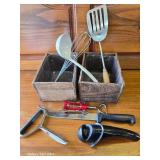 2 Boxes with Lot of Kitchen Utensils