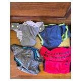 4 Diaper Covers Red One Is A Rock-N-Bums
