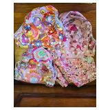 4 Floral Diaper Covers