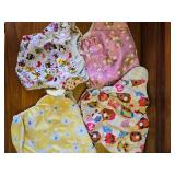 Owls, Yellow, Pink and Love Bugs 4 Diaper Covers