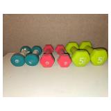 Hand Weights, 3 Sizes